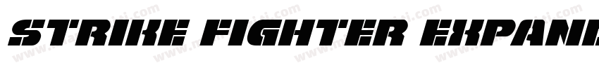 Strike Fighter Expanded Expanded字体转换